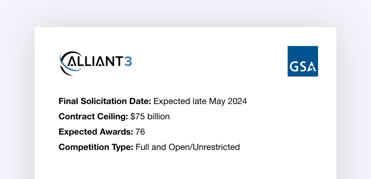 Contract Snapshot Blog Ready for Alliant 3 What You Need to Know About the $75 Billion Government IT Opportunity